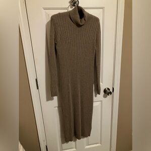 J Crew 100% Cashmere Turtleneck Sweater Dress